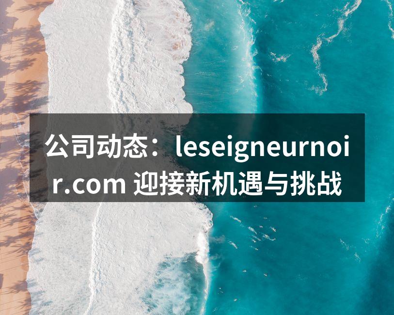公司动态：leseigneurnoir.com 迎接新机遇与挑战